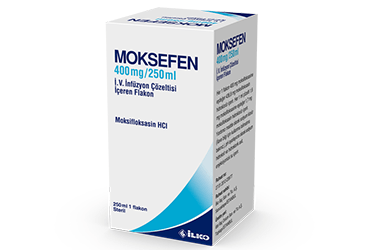 MOKSEFEN 400 MG/250 ML INF. SOLUSYONU
